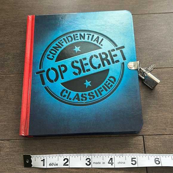 ✨Host Pick✨Top Secret Diary with Lock, Journal, Spy Classified Confidential - Picture 11 of 15
